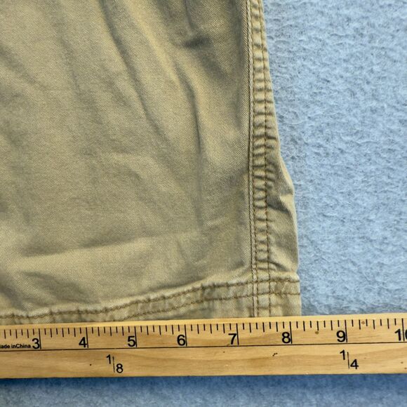 Old Navy Pants Women's 2X Beige OG Chino Comfort Waist Academia Crop Read - Picture 9 of 11